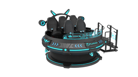 Hiburan 55 Inch Screen 9D VR Kursi AC220V 5 Kursi