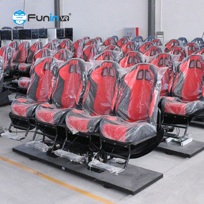 Mall 5D Bioskop Desain persegi khusus untuk 9-48 kursi 3 Pembaruan bulanan 1 Film