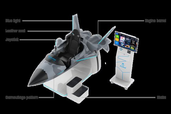 Bioskop Realitas Virtual 9D Hiburan Dengan Kacamata VR Deepoon E3 3123x1708x1739mm