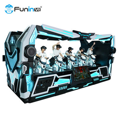 Bioskop Realitas Virtual 9D 6180*2695 * 2825mm Dengan Efek Pencahayaan Dinamis Efek Visual Definisi Tinggi