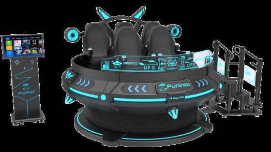 Tingkatkan Bisnis Hiburan Anda dengan 6 Kursi 9D VR VR Cinema Voltage 220V / 2.4KW dan Komputer I5 1650 8G 240G