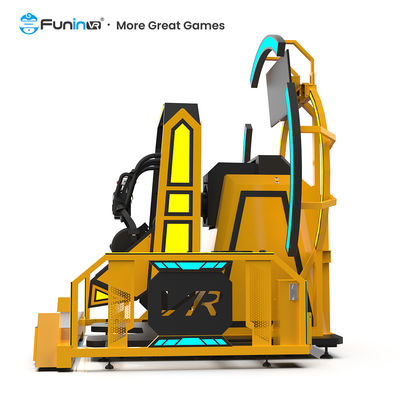 Simulator Penerbangan VR Rotasi 360° Mesin Game Arcade VR Roller Coaster Immersive