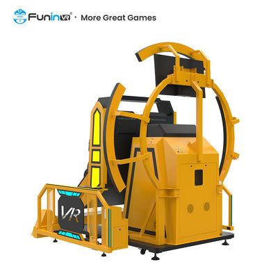 Simulator Penerbangan VR Rotasi 360° Mesin Game Arcade VR Roller Coaster Immersive