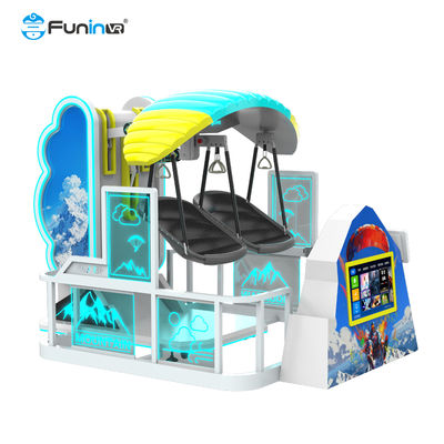 Funin Vr Motion Control 6 kursi Simulator Gerak Pemain Ganda 9D VR Skydive dengan Efek Angin & Air