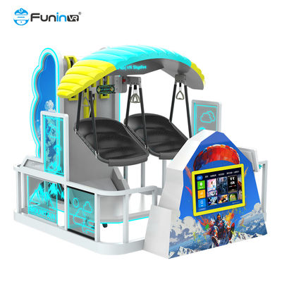 Virtual Reality Flight Simulator Taman Hiburan Rides Double Seats VR Flying Game Machine