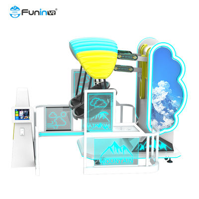 Virtual Reality Flight Simulator Taman Hiburan Rides Double Seats VR Flying Game Machine