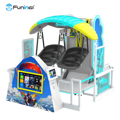 Virtual Reality Flight Simulator Taman Hiburan Rides Double Seats VR Flying Game Machine