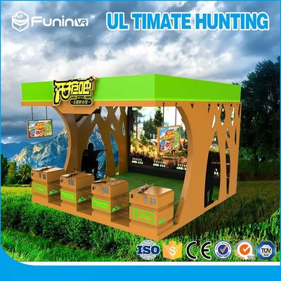 Shooting Game Mesin Virtual Reality 220V VR Publikasikan Peralatan Game Gun Menyenangkan