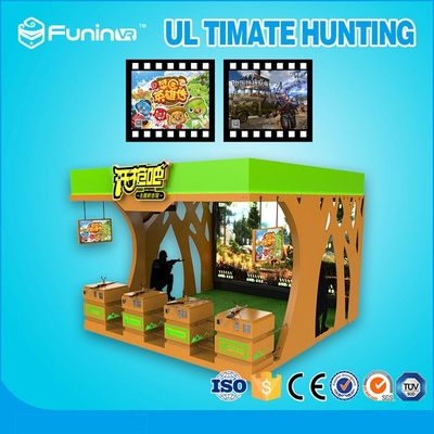 Shooting Game Mesin Virtual Reality 220V VR Publikasikan Peralatan Game Gun Menyenangkan