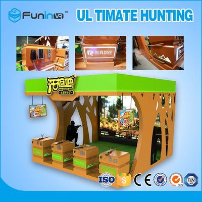 Shooting Game Mesin Virtual Reality 220V VR Publikasikan Peralatan Game Gun Menyenangkan
