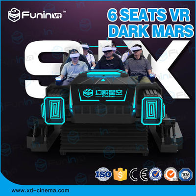 220V 9D VR Cinema Simulator 6 Kursi VR Mesin Mobil Untuk Pusat Perbelanjaan