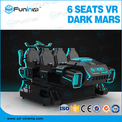 220V 9D VR Cinema Simulator 6 Kursi VR Mesin Mobil Untuk Pusat Perbelanjaan