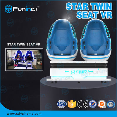 9D VR 360 Derajat Telur VR Kursi Bioskop Simulator / Peralatan Game Virtual Reality Interaktif