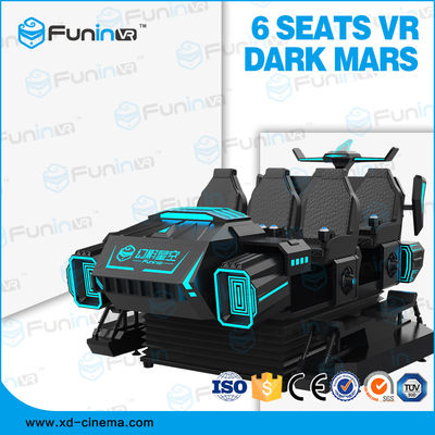 9D VR Virtual Reality Headset 6 Pemain Wahana Peralatan Taman Hiburan