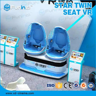 9D VR Cinema Virtual Reality Simulator Taman Hiburan Anak-anak Naik