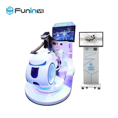 220V putih warna multiplayer eye-catch penampilan Mengemudi Mobil Vr Simulator Balap Motor dengan deepon E3