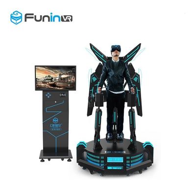 1260 * 1260 * 2450mm 9D VR Eagle Flight Cinema Simulator 2.0kw + 200 Kg VR 360 Terbang Mesin permainan Untuk Taman Hiburan