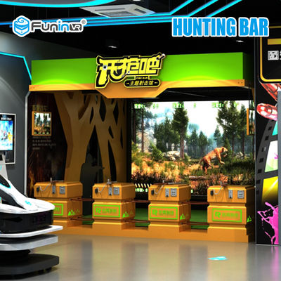 Shooting Game Mesin Virtual Reality 220V VR Publikasikan Peralatan Game Gun Menyenangkan