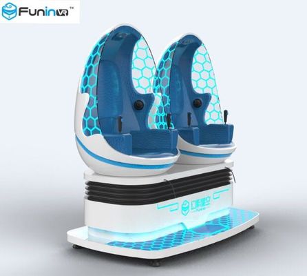 2 Pemain 9D VR Simulator Roller Coaster Permainan Anak-Anak Kereta Elektronik