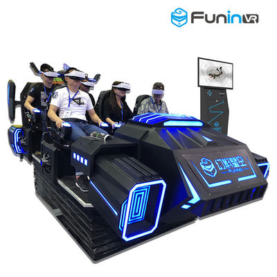 6 Kursi 9D Virtual Reality Cinema VR Multiplayer Game Peralatan Mobil Dengan ISO9001