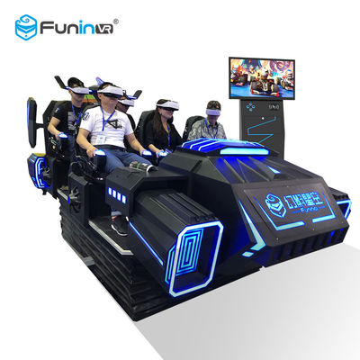 Anak 6 Kursi 9D Virtual Reality Amusement Park Simulator Dengan Persetujuan ISO9001