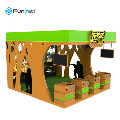 Shooting Game Mesin Virtual Reality 220V VR Publikasikan Peralatan Game Gun Menyenangkan