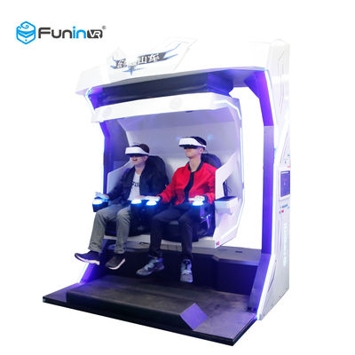 200kg 220 V Funin VR Cina simulator roller coaster 9D VR kursi dua kursi simulator untuk dijual Lembaran Logam
