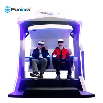 200kg 220 V Funin VR Cina simulator roller coaster 9D VR kursi dua kursi simulator untuk dijual Lembaran Logam