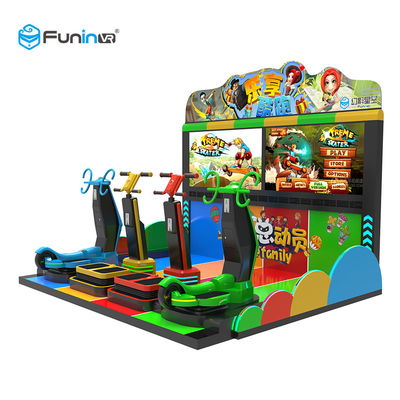 Menarik Anak Interaktif Parkour 9D VR Simulator Untuk Taman Hiburan