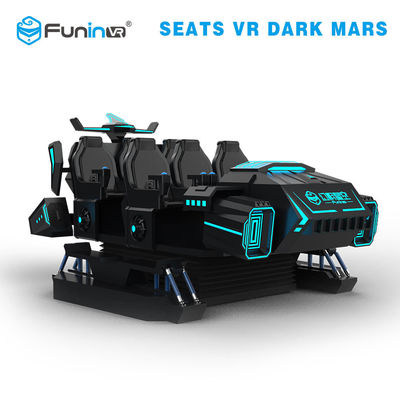 Virtual Reality multiplayer vr dark mars game machine 6 Seats Racing 9d VR simulator