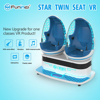 Blue Light 3 Square Mertre 9D Cinema Egg / Mesin Reality 360 Derajat Virtual