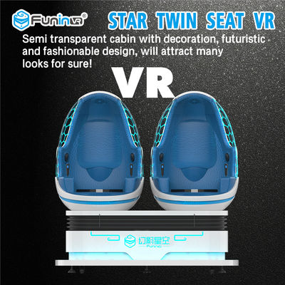 Blue Light 3 Square Mertre 9D Cinema Egg / Mesin Reality 360 Derajat Virtual