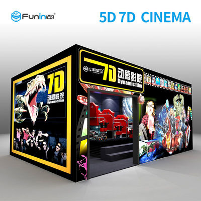 220V 8.0kw 7D Movie Theater Interactive Full Motion Cinema Seat 5D 12D Teknologi Hologram
