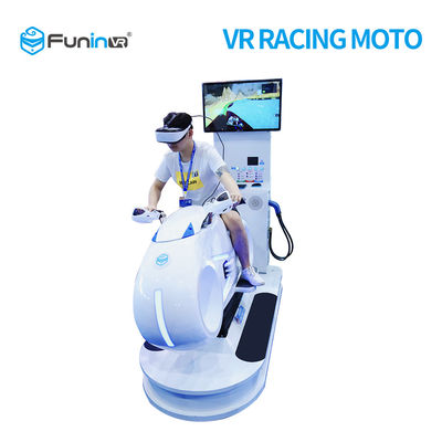 Satu Orang Mesin Game Balap Mobil 4D / 9D VR Motorcycle Simulator