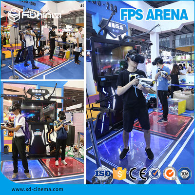 Arcade Gun Shoot Game 9D Virtual Reality Simulator Untuk 2 Pemain