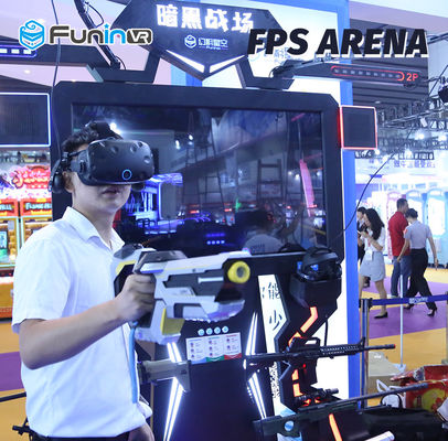 Arcade Gun Shoot Game 9D Virtual Reality Simulator Untuk 2 Pemain