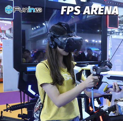 Arcade Gun Shoot Game 9D Virtual Reality Simulator Untuk 2 Pemain