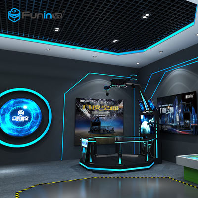 1 Player 9D VR Simulator Walk Platform Menembak Game Untuk Hiburan