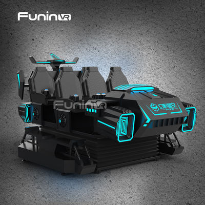 Amusement Ride 9D VR Game Simulator Gerak Bioskop Listrik 6 Kursi