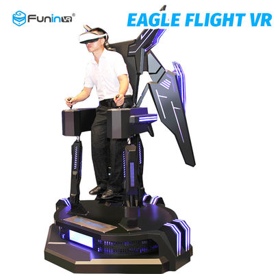Platform Single Player Standing Simulator Penerbangan VR Rotasi 360 Derajat