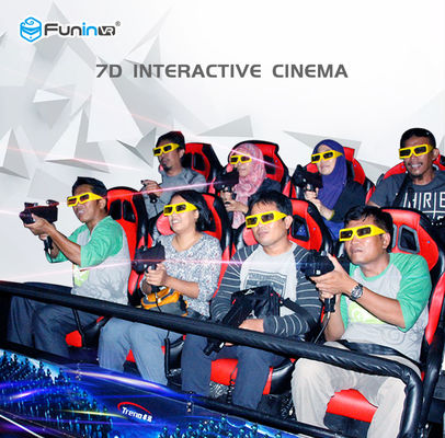 Pameran Mobile 5D 7D Bioskop Di Truk / Taman Hiburan Game 5d Theater Rider