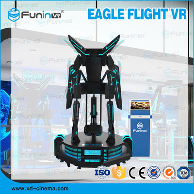 Warna Hitam Vr Standing Flight Simulator Untuk Satu Orang 4 Tahun +