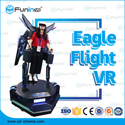 Warna Hitam Vr Standing Flight Simulator Untuk Satu Orang 4 Tahun +