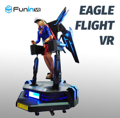 Warna Hitam Vr Standing Flight Simulator Untuk Satu Orang 4 Tahun +