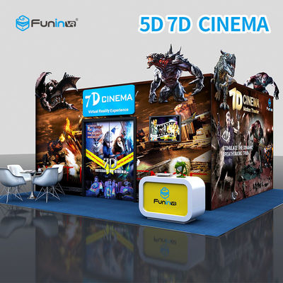 TUV 9D Virtual Reality Simulator / 5D VR Cinema Untuk Taman Hiburan