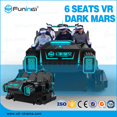 FuninVR-Jual Hot Arcade 6 kursi VR dark mar 3.8KW Pengalaman Realitas Virtual Untuk Taman Hiburan
