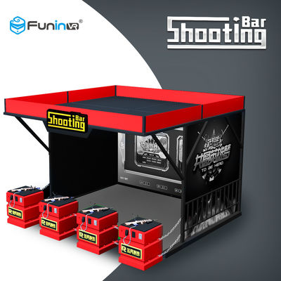 Proyektor Layar Menembak Mesin Permainan Menembak Sence Nyata Berburu Hero 4 Pemain