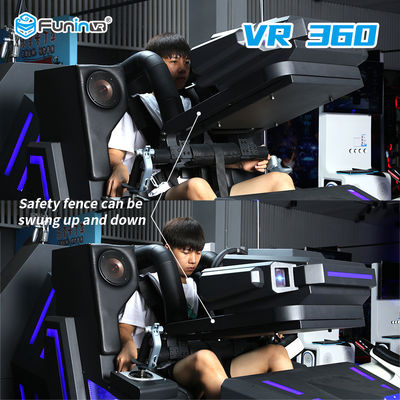 Leg Sweep 1.5KW 1 Person VR Flight Simulator Untuk Pemuda
