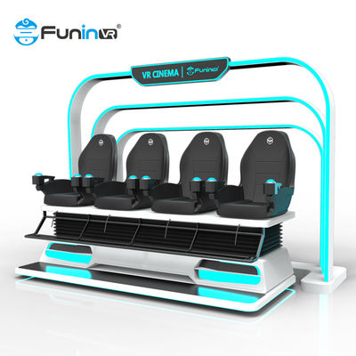 4 Kursi Sistem Listrik 9D VR Chair Amusement Park Rides