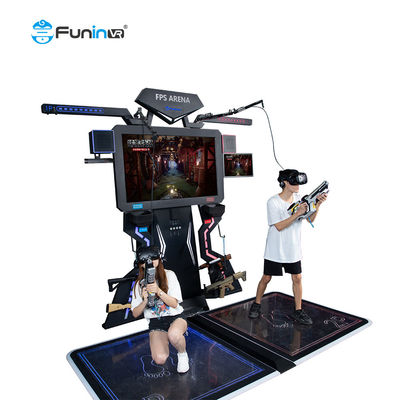 Beban terukur 400kg FPS Arena 9D Virtual Reality Simulator Untuk Game Center